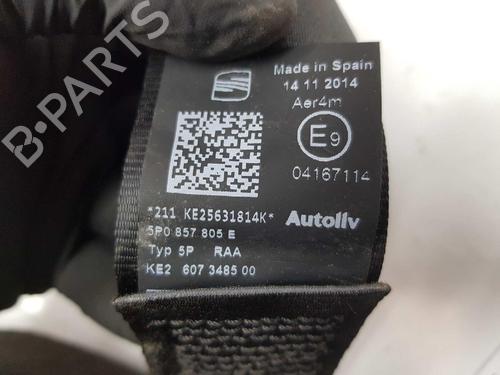 Rear right seatbelt SEAT ALTEA (5P1) 1.2 TSI | BP6622530I28 