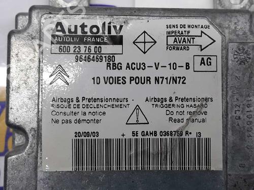 ECU airbags CITROËN XANTIA (X1_, X2_) 1.9 SD | BP1738275M53 