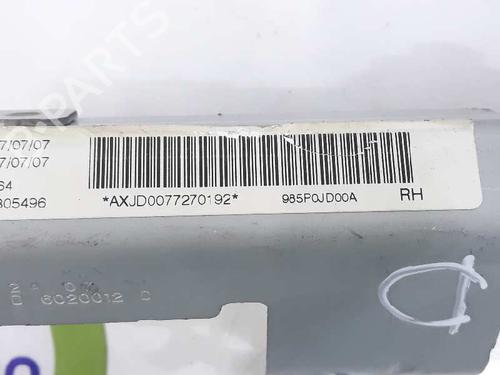 Right curtain airbag NISSAN QASHQAI / QASHQAI +2 I (J10, NJ10, JJ10E) 1.5 dCi | BP3385425C12 