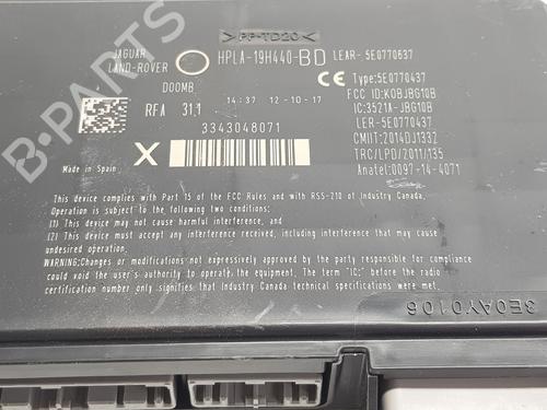 Electronic module LAND ROVER RANGE ROVER VELAR (L560) 3.0 D300 SDV6 4x4 | BP31808236M83