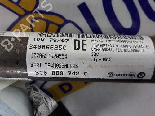 Høyre gardin kollisjonspute VW PASSAT B6 (3C2) 2.0 TDI | BP1482650C12 