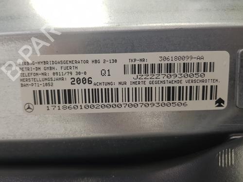 Airbag Kit MERCEDES-BENZ SLK (R171) 200 Kompressor (171.442) | BP8199011C86 