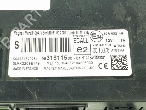 Electronic module CITROËN BERLINGO (ER_, EC_) 1.5 BlueHDi 100 | BP37158140M83 - Image 2
