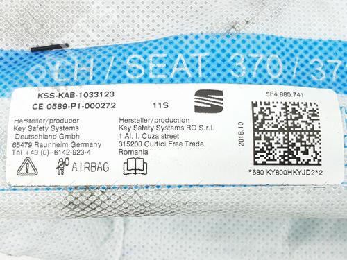 Left curtain airbag SEAT LEON (5F1) 1.5 TSI | BP16905975C11 