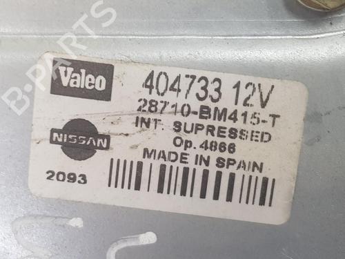 Rear wiper motor NISSAN ALMERA II (N16) 2.2 dCi | BP17532625M102 