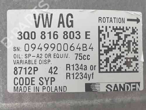 AC-Kompressor VW CRAFTER Van (SY_, SX_) 2.0 TDI FWD (SYB, SYC, SYD) | BP30745889M34