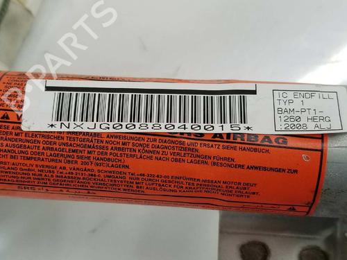 Right curtain airbag NISSAN X-TRAIL II (T31) 2.0 dCi 4x4 | BP3445430C12 