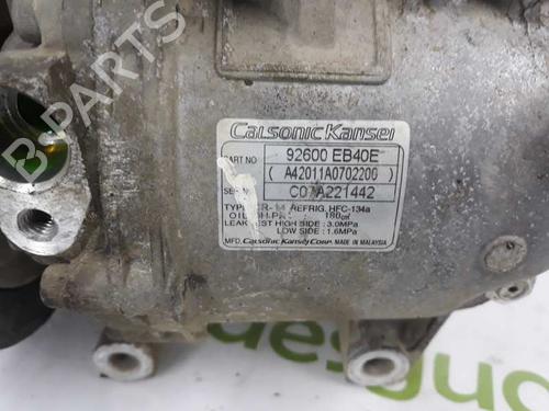 AC compressor NISSAN NAVARA NP300 (D40) 2.5 dCi 4WD (D40TT, D40T, D40M, D40BB) | BP2222755M34 