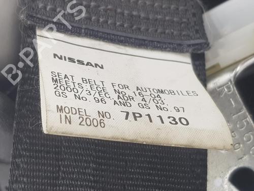 Rear left seatbelt NISSAN NAVARA NP300 (D40) 2.5 dCi 4WD (D40TT, D40T, D40M, D40BB) | BP7896143I29 