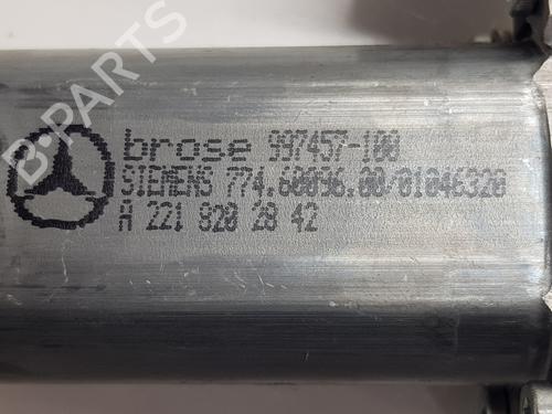 Right front window motor MERCEDES-BENZ S-CLASS (W221, V221) S 500 (221.071, 221.171) | BP20492403E20 