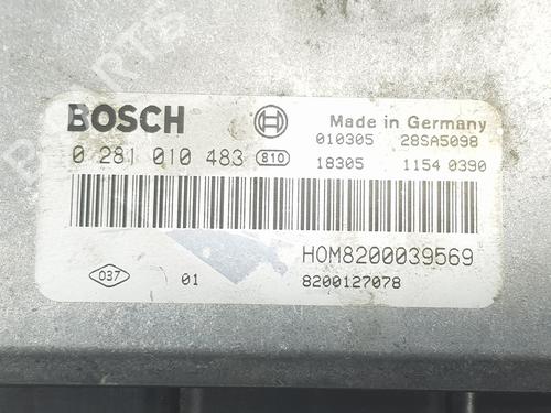 Engine control unit (ECU) RENAULT MEGANE I (BA0/1_) 1.9 dCi (BA05, BA1F) | BP11026801M57 