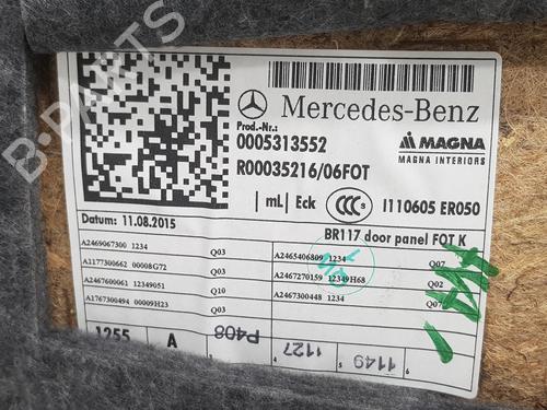 Rear right panel MERCEDES-BENZ CLA Coupe (C117) CLA 200 CDI / d (117.308) | BP11129386C61 