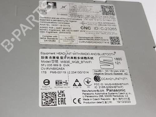 Display monitor SEAT IBIZA V (KJ1, KJG)  | BP27920224C48 