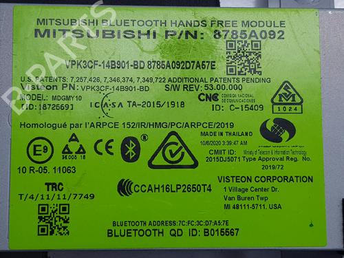 Electronic module MITSUBISHI L200 / TRITON (KJ_, KK_, KL_) 2.2 DI-D 4WD | BP29755654M83 