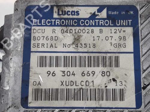 Engine control unit (ECU) PEUGEOT 406 (8B) 2.1 TD 12V | BP3492223M57 