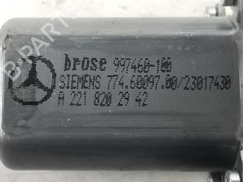 Left rear window motor MERCEDES-BENZ S-CLASS (W221, V221) S 320 CDI 4-matic (221.080, 221.180) | BP8640819E23 