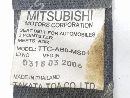 Rear left seatbelt MITSUBISHI L200 / TRITON (KA_T, KB_T) 2.5 DI-D 4WD (KB4T) | BP15609552I29 