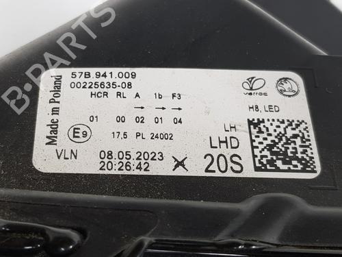 Venstre forlygte SKODA KAROQ (NU7, ND7) 1.5 TSI | BP31571855C28 