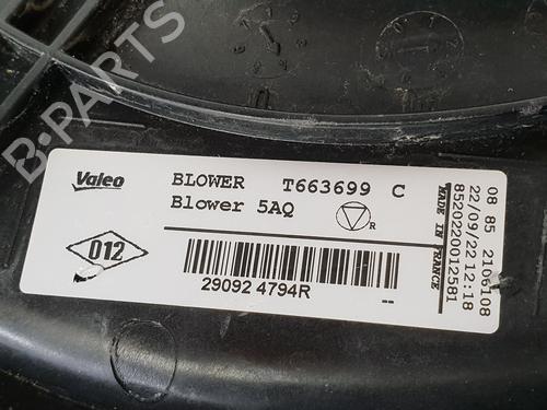 Heater blower motor RENAULT ZOE (BFM_)  | BP34354838M62  - Image 6