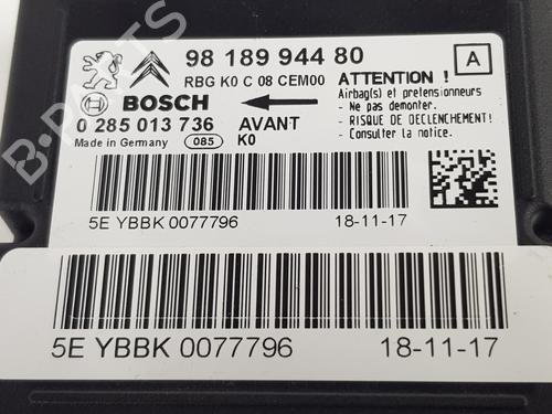 Airbag set CITROËN SPACETOURER Bus (V_) 1.6 BlueHDi 115 | BP30775558C86