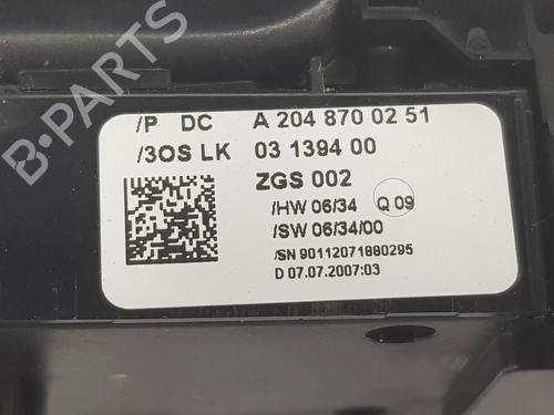 Left front window switch MERCEDES-BENZ C-CLASS (W204) C 220 CDI (204.002) | BP5768000I27 