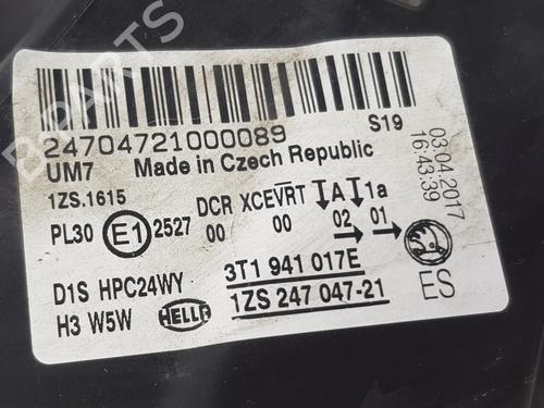 Left headlight SKODA SUPERB II Estate (3T5) 2.0 TDI 16V | BP29825460C28