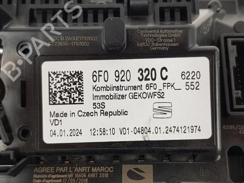 Instrument cluster SEAT ARONA (KJ7, KJP) 1.0 TSI | BP27479953C47 