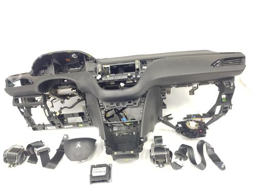 Used Airbag Kit PEUGEOT 208 I (CA_, CC_) 1.6 HDi / BlueHDi 75 (75 hp) 17043266