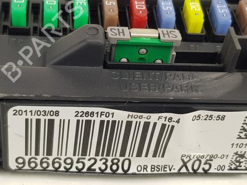 Fuse box CITROËN C3 Picasso (SH_)  | BP38091382E1  - Image 5