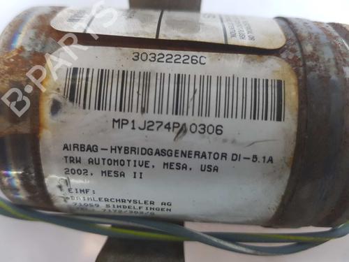 Right curtain airbag JEEP CHEROKEE (KJ) 2.8 CRD 4x4 | BP3374745C12 