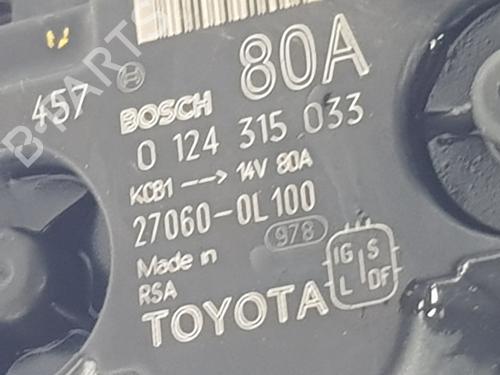 Alternator TOYOTA HILUX VII Pickup (_N1_, _N2_, _N3_)  | BP28156253M7 