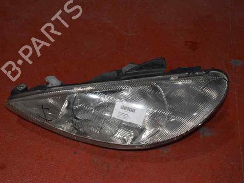 Used Left headlight PEUGEOT 206 Hatchback (2A/C) 1.9 D (69 hp) 1424225