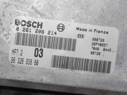 Engine control unit (ECU) CITROËN XSARA (N1) 1.6 16V | BP1181667M57 