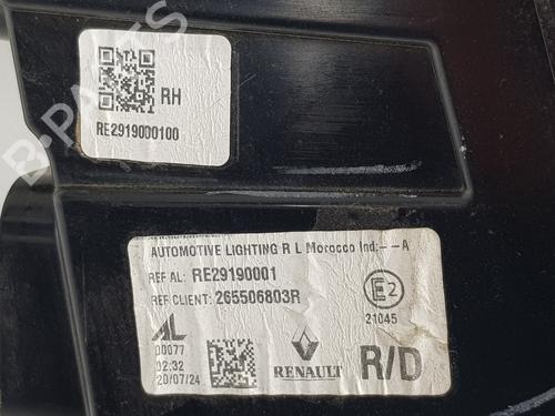Right tailgate light RENAULT AUSTRAL  | BP32446696C80 