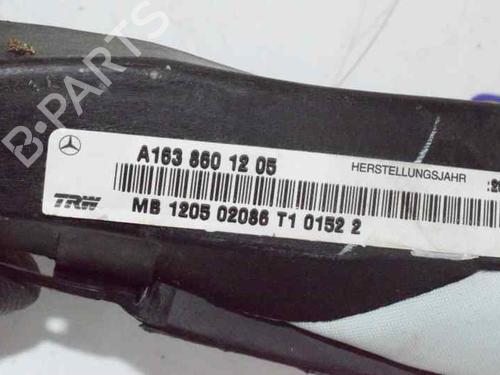 Right curtain airbag MERCEDES-BENZ M-CLASS (W163) ML 270 CDI (163.113) | BP757008C12 