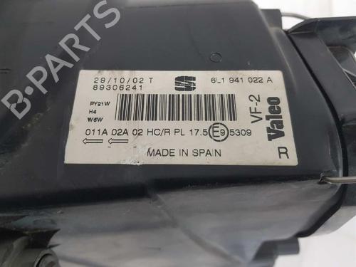 Right headlight SEAT CORDOBA (6L2) 1.9 SDI | BP6437953C29 