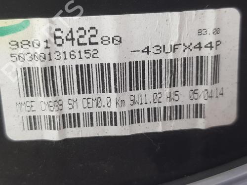 Instrument cluster CITROËN BERLINGO MULTISPACE (B9) 1.6 BlueHDi 120 | BP3375153C47 
