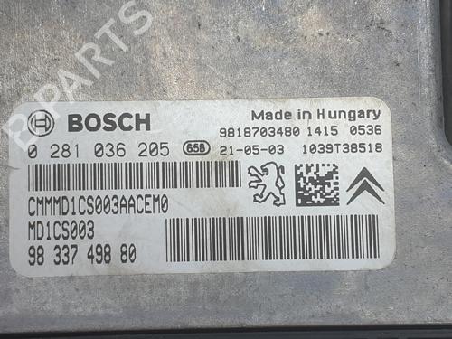 Engine control unit (ECU) CITROËN BERLINGO Box Body/MPV (K9) | BP36678868M57 - Image 4