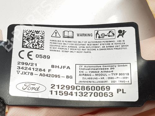 Left curtain airbag FORD FOCUS IV (HN) 1.0 EcoBoost | BP30745805C11