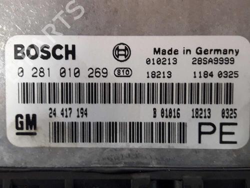 Engine control unit (ECU) OPEL VECTRA B (J96) 1.7 TD (F19) | BP6416560M57 