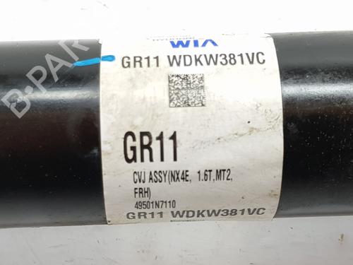 Right front driveshaft HYUNDAI TUCSON (NX4E, NX4A) 1.6 T-GDi | BP15578550M39 
