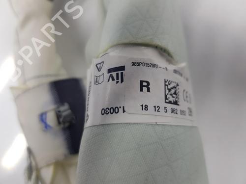 Right curtain airbag RENAULT KADJAR (HA_, HL_) 1.5 dCi 110 (HLA3) | BP9397930C12