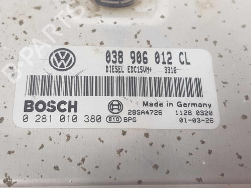 Engine control unit (ECU) SKODA OCTAVIA I (1U2) 1.9 TDI | BP7994457M57 