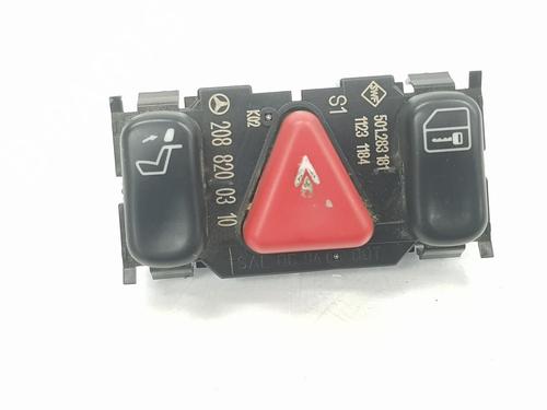 Used Warning switch MERCEDES-BENZ CLK (C208) CLK 200 Kompressor (208.344) (163 hp) 15510424