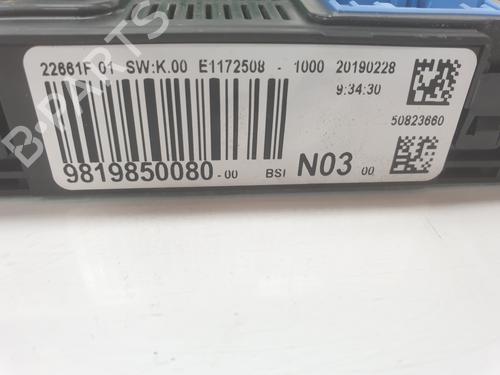 Fuse box PEUGEOT 208 I (CA_, CC_) 1.6 BlueHDi 100 | BP20190477E1 