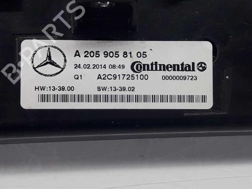 Climate control MERCEDES-BENZ C-CLASS (W205) C 220 BlueTEC / d (205.002, 205.004) | BP4616868I5 