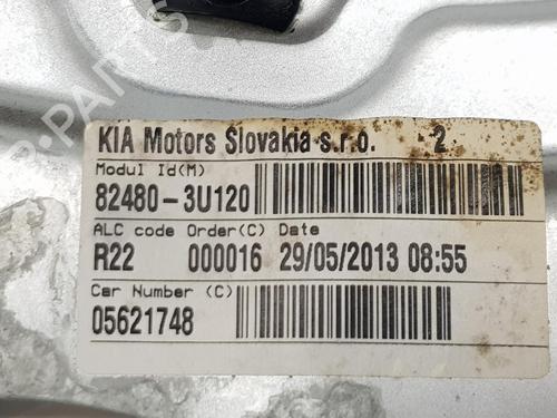 Front right window mechanism KIA SPORTAGE III (SL) 1.7 CRDi | BP11843426C23 