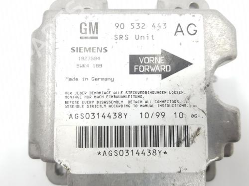 Kollisjonspute styreenhet OPEL CORSA B (S93) 1.0 i 12V (F08, F68, M68) | BP11045701M53 