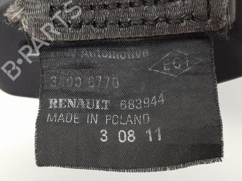 Rear center seatbelt RENAULT CLIO III (BR0/1, CR0/1) 1.5 dCi | BP17752358I27 