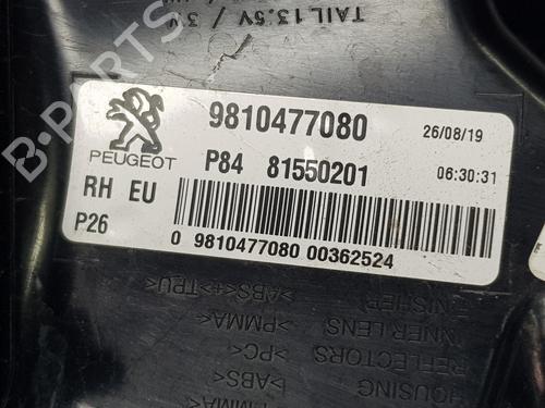 Right taillight PEUGEOT 3008 II SUV (MC_, MR_, MJ_, M4_) 1.5 BlueHDi 130 | BP29729492C35